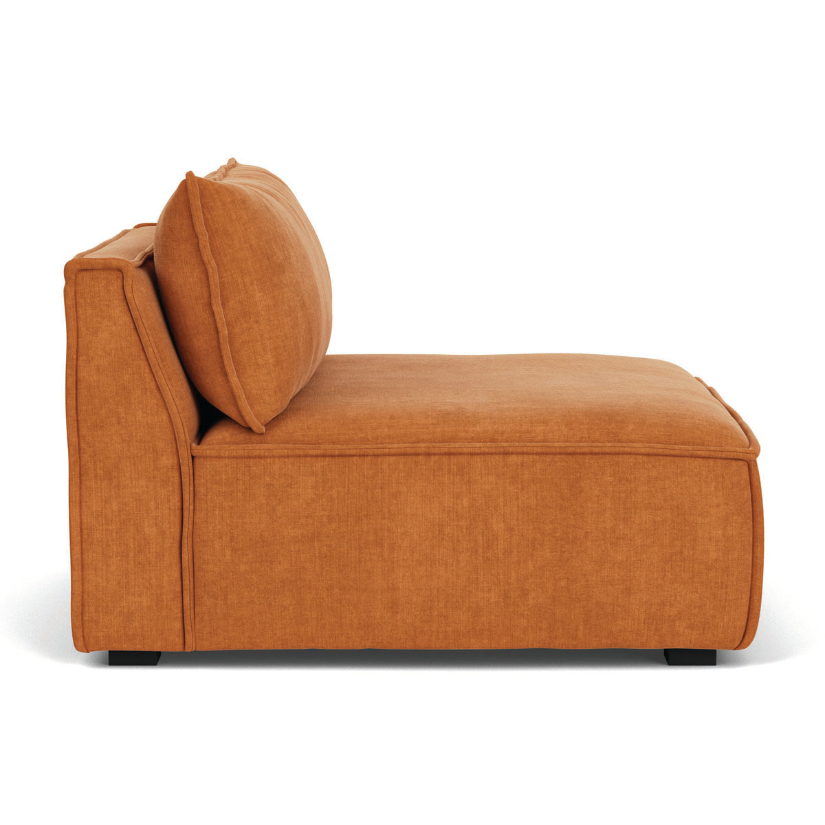 Daphne Fabric Modular 1-Seater Sofa (Armless) - Compact & Stylish for Small Spaces, Apartments, and Living Rooms