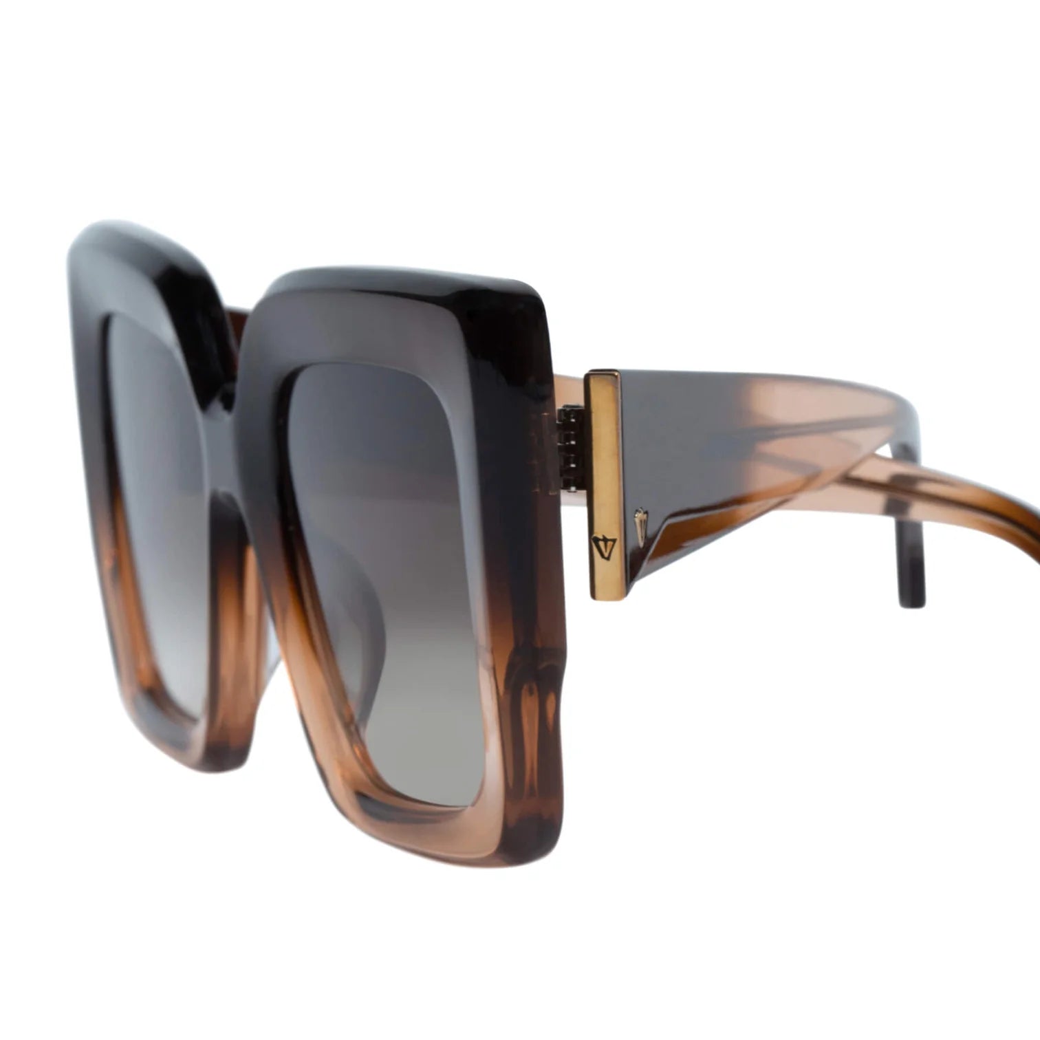 Amour Cola Fade/Brown Gradient Lens Sunglasses - Stylish UV Protection Shades for Outdoor Activities, Driving & Fashion