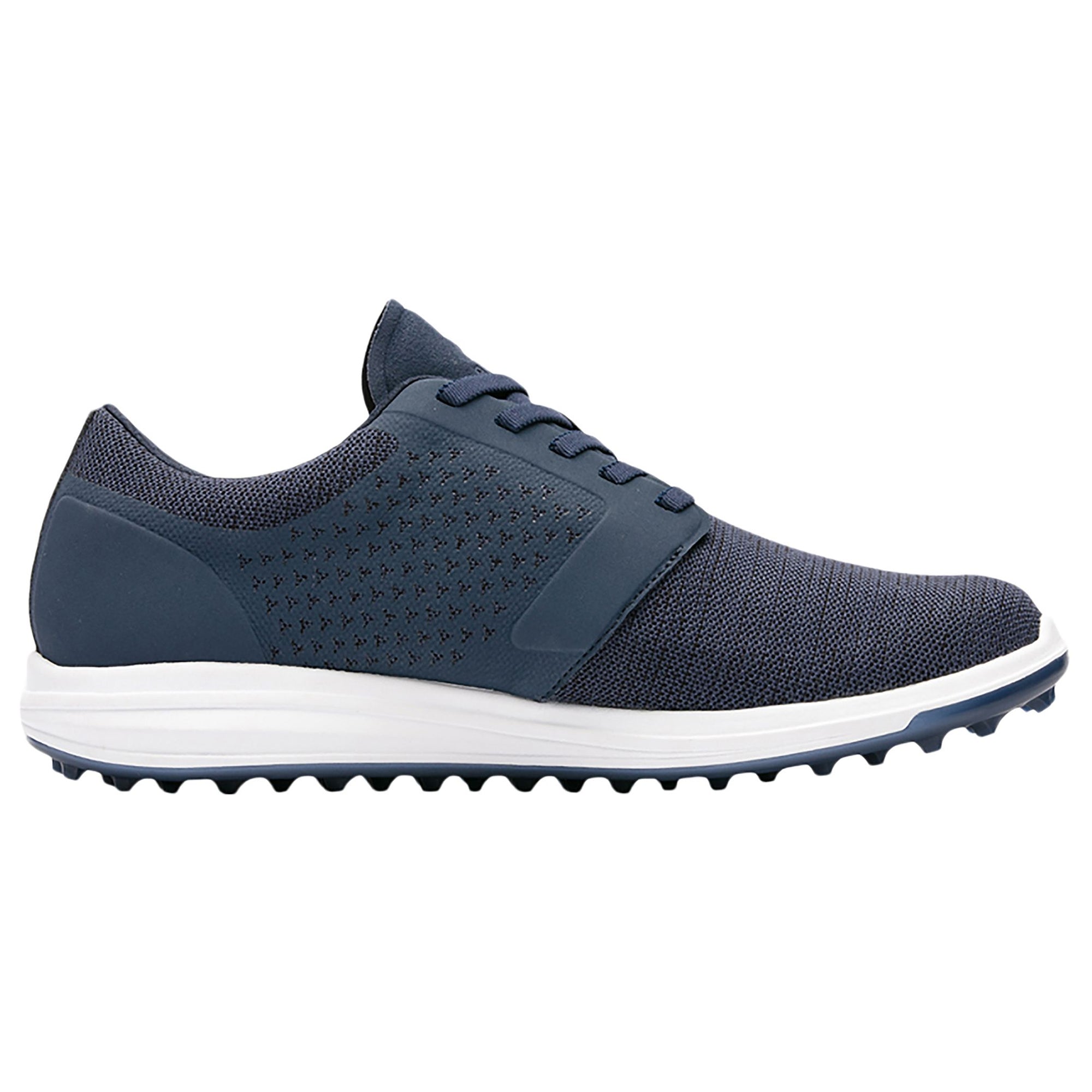 Cuater by TravisMathew The Moneymaker SL Heather Mood Indigo Men's Golf Shoes - Comfortable Spiked Golf Shoes for Men, Perfect for Golf Course & Outdoor Sports