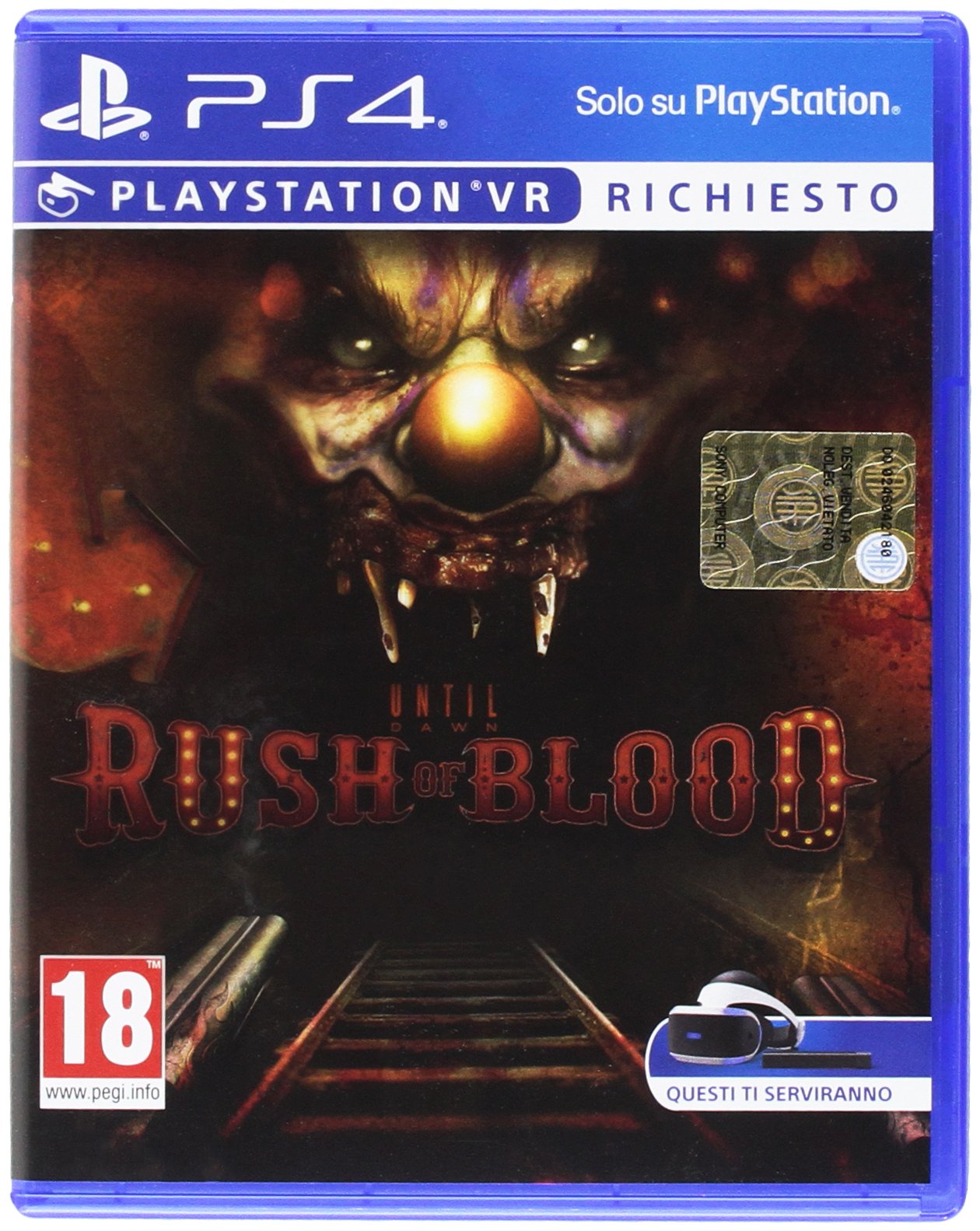 Until Dawn: Rush of Blood - PlayStation 4 VR Horror Game - PSVR Compatible - Scary Survival Shooter for PlayStation VR - Perfect for Halloween Gaming Nights