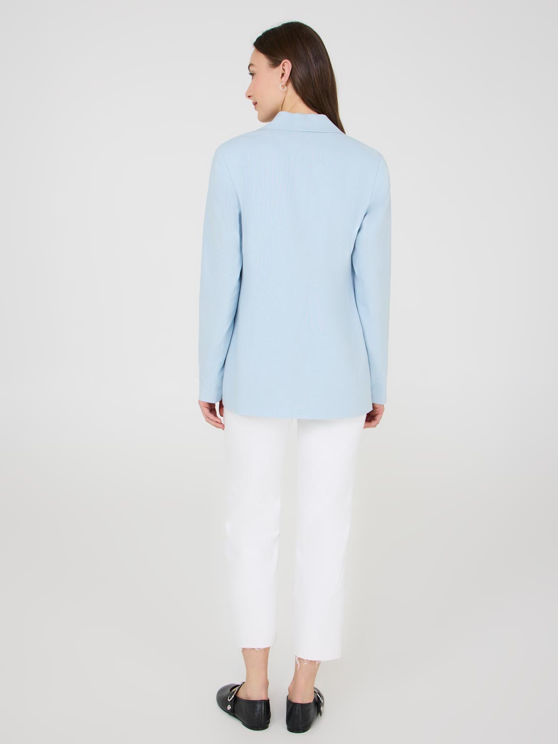 Stylish Linen Blend Open Blazer for Women - Lightweight Summer Jacket for Office, Travel & Casual Outfits