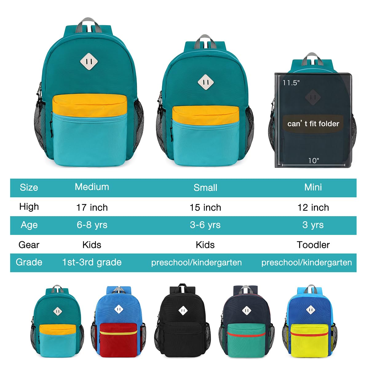 STEAMEDBUN Toddler Backpack for Boys 2-4 Years - Cute Kindergarten & Preschool Backpack with Adjustable Straps - Perfect for School, Daycare, Travel & Outdoor Adventures