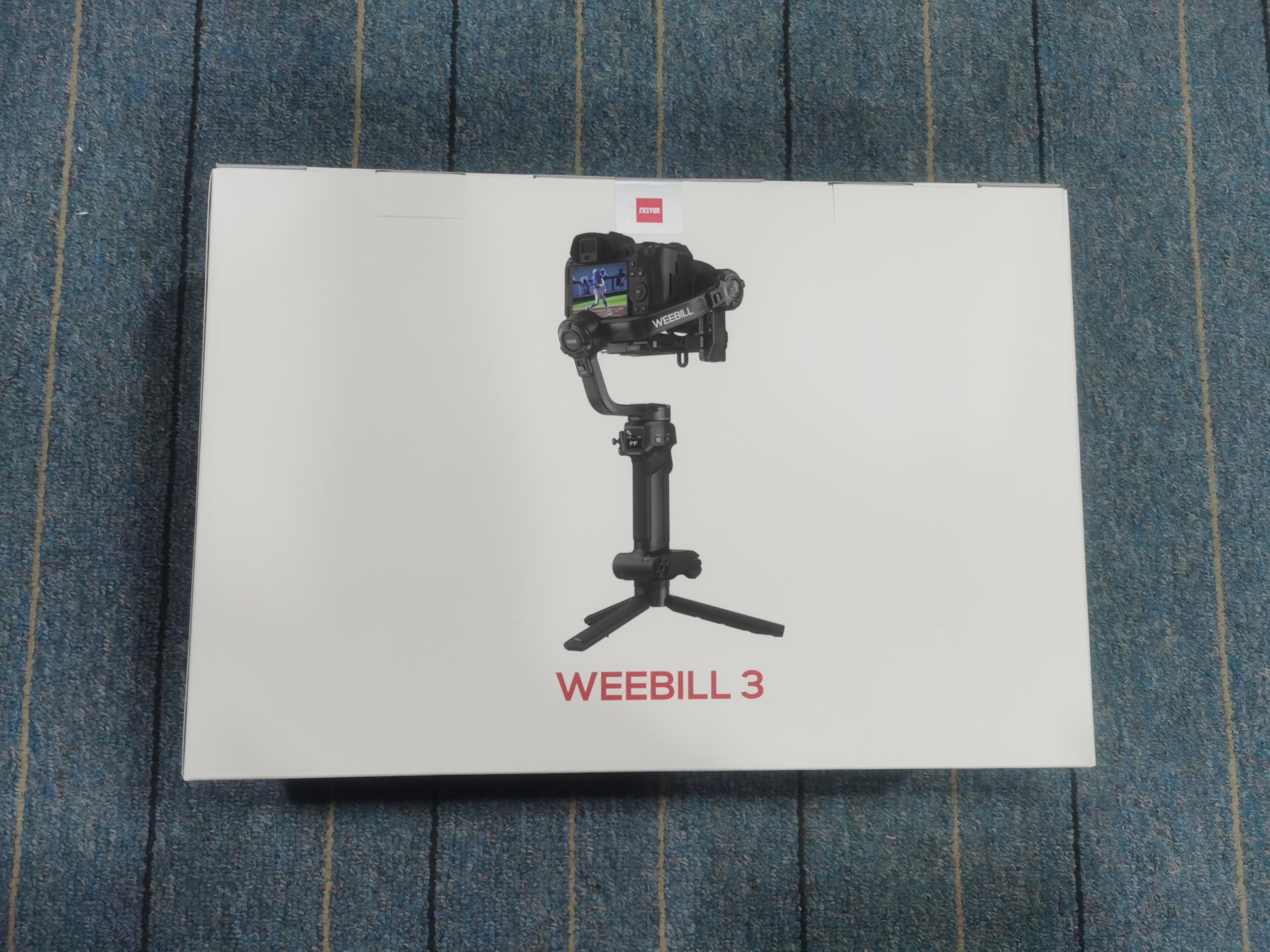 ZHIYUN Weebill 3 Professional 3-Axis Gimbal Stabilizer for DSLR & Mirrorless Cameras | Black | 2-Year Official Warranty | Perfect for Vlogging, Travel Filming & Live Streaming