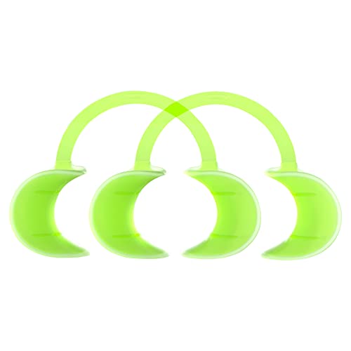 **COTISEN Dental Cheek Retractor - C-Shape Autoclavable Food Grade Silicone for Teeth Whitening, Speak Out Game & Dental Procedures (2-Pack, Small) - Perfect for Dentists, Hygienists & At-Home Oral Care**
