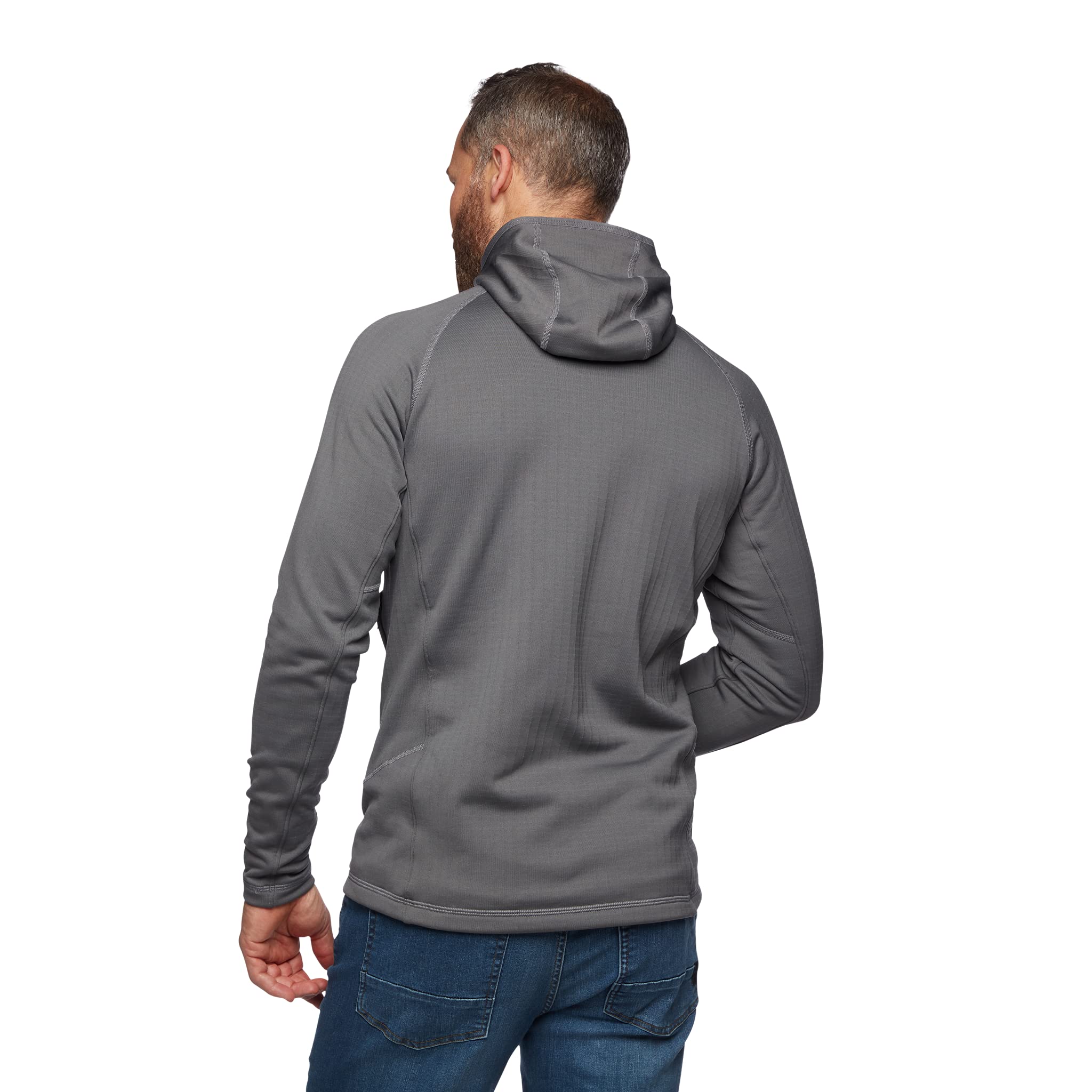 Black Diamond M Factor Hoody - Granite Small for Outdoor Climbing