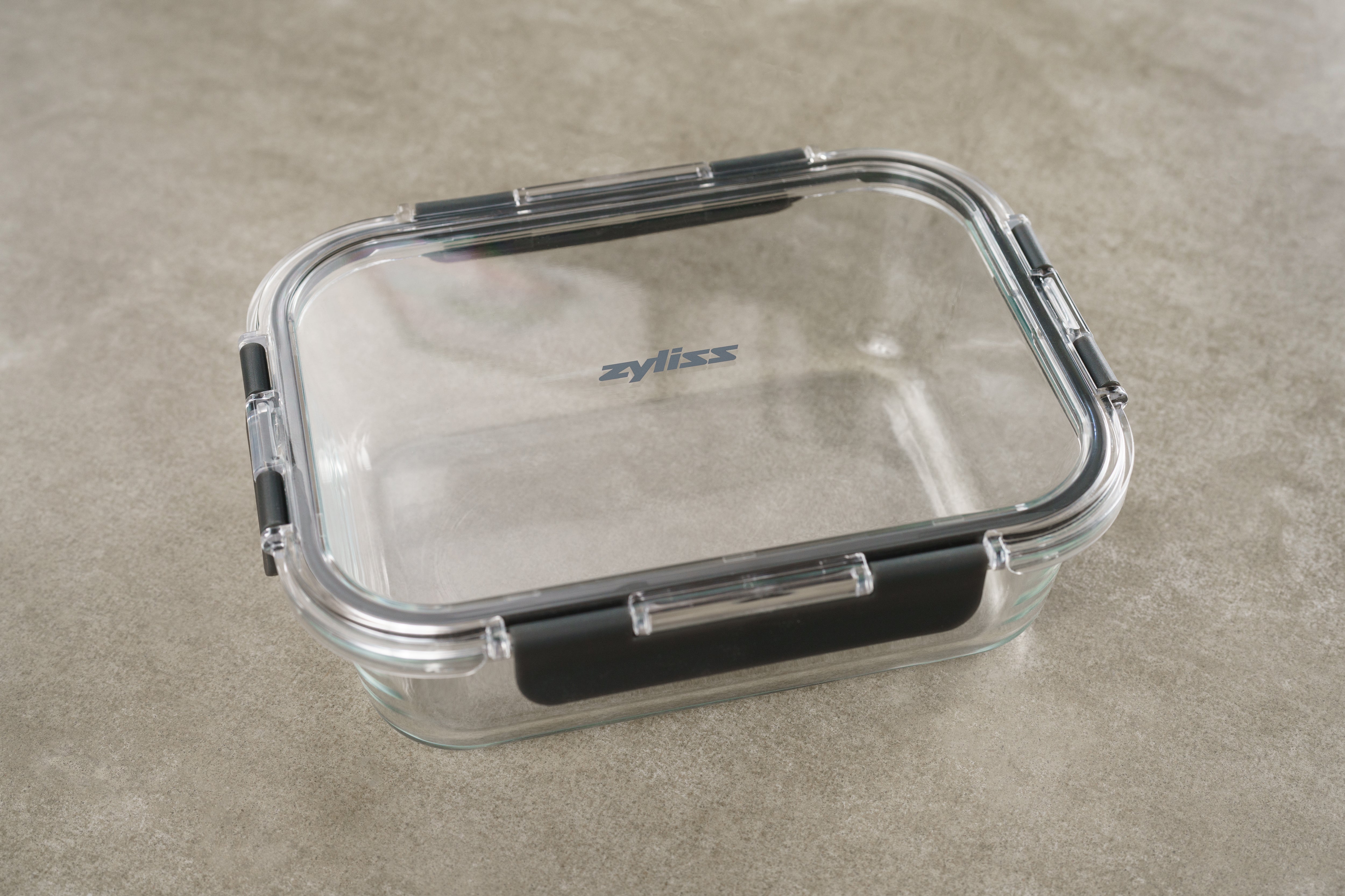 Zyliss 0.39qt Glass Food Storage Container with Airtight Lid - BPA Free Kitchen Organizer for Meal Prep, Leftovers, Pantry & Refrigerator Organization