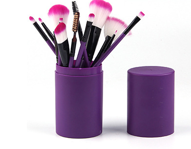 12-Piece Professional Makeup Brush Set for Face & Eye - Soft Synthetic Bristles, Vegan & Cruelty-Free - Perfect for Foundation, Blending, Contouring & More