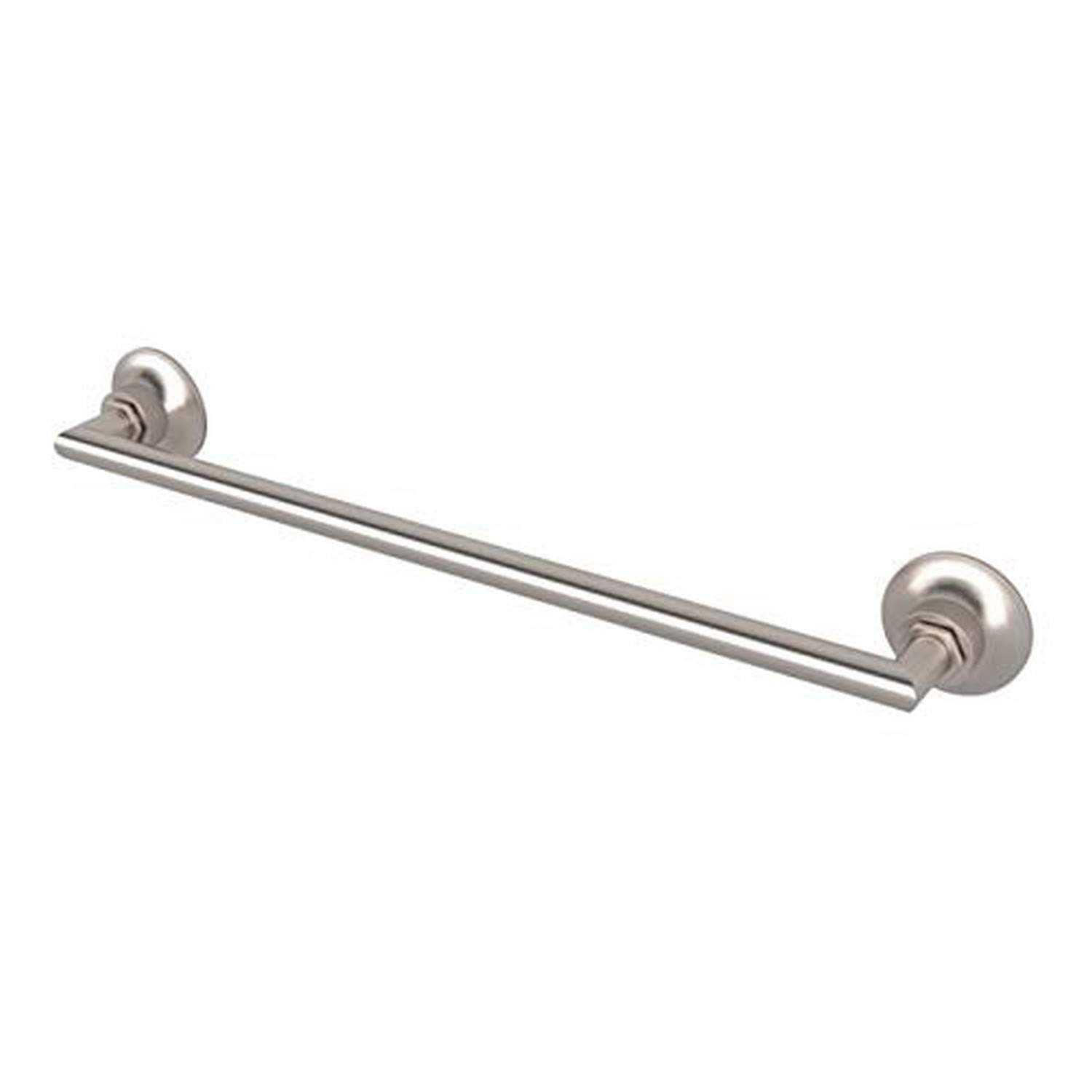 ROHL MBG1/18STN Premium Bathroom Accessories Set in Satin Nickel Finish - Modern Towel Bar, Robe Hook & Tissue Holder for Luxurious Spa-Like Bathroom Decor