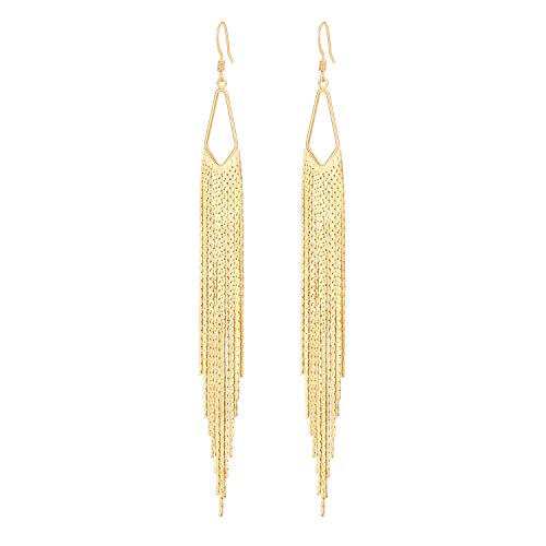 Rhombus Tassel earrings
