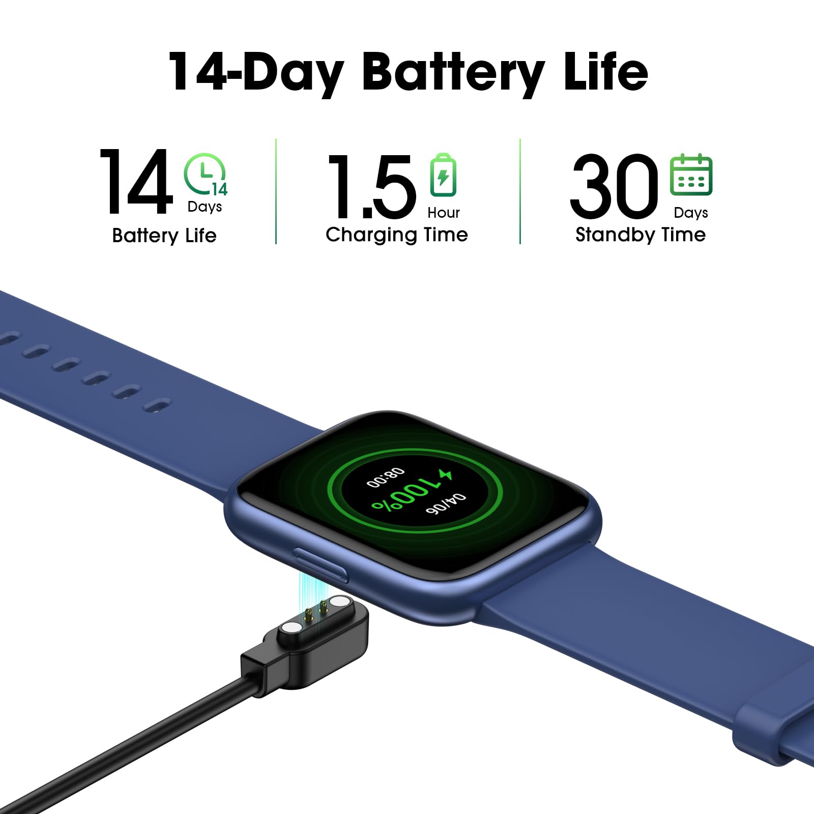 **Smart Fitness Tracker Watch with Heart Rate, SpO2 & Sleep Monitor – 44mm Waterproof Activity Tracker for Women & Men – Step Counter, Swimproof Design – Compatible with iOS & Android – Perfect for Workouts, Swimming & Daily Health Tracking**