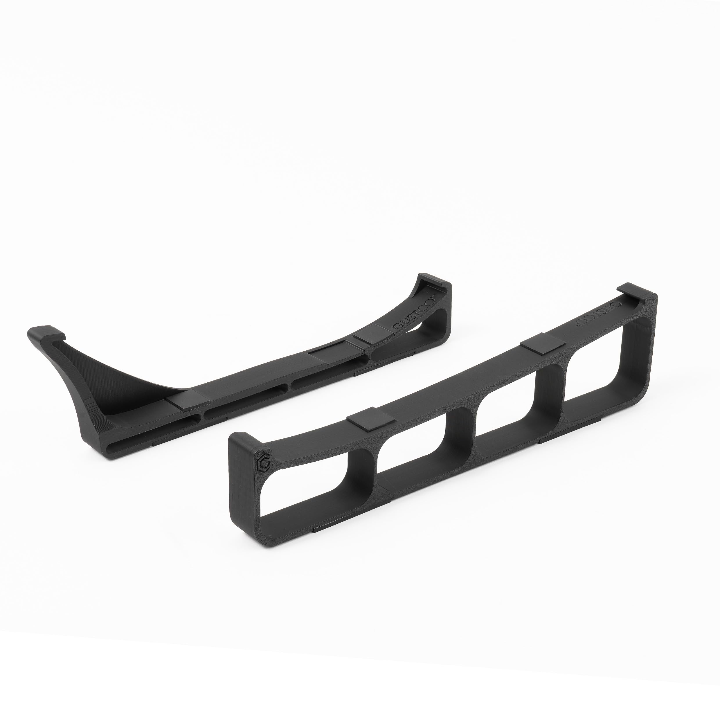 Glistco PS5 Slim Horizontal Stand - Compatible with Disc Edition (Black) - Perfect for Gaming Setup & Console Organization