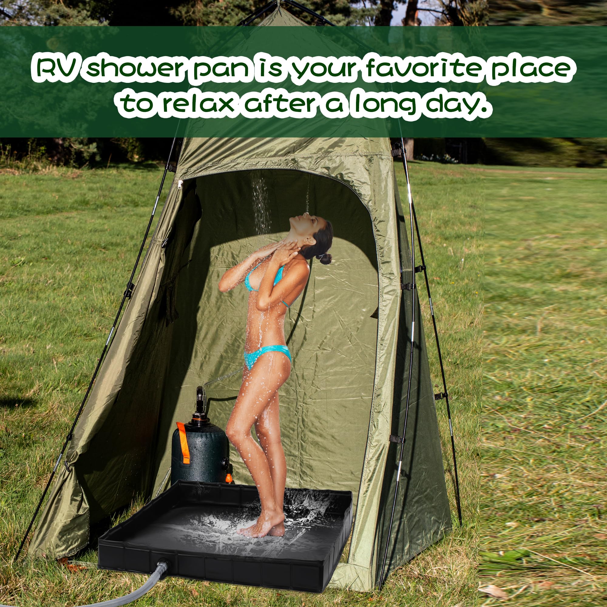Foldable Shower Base 41