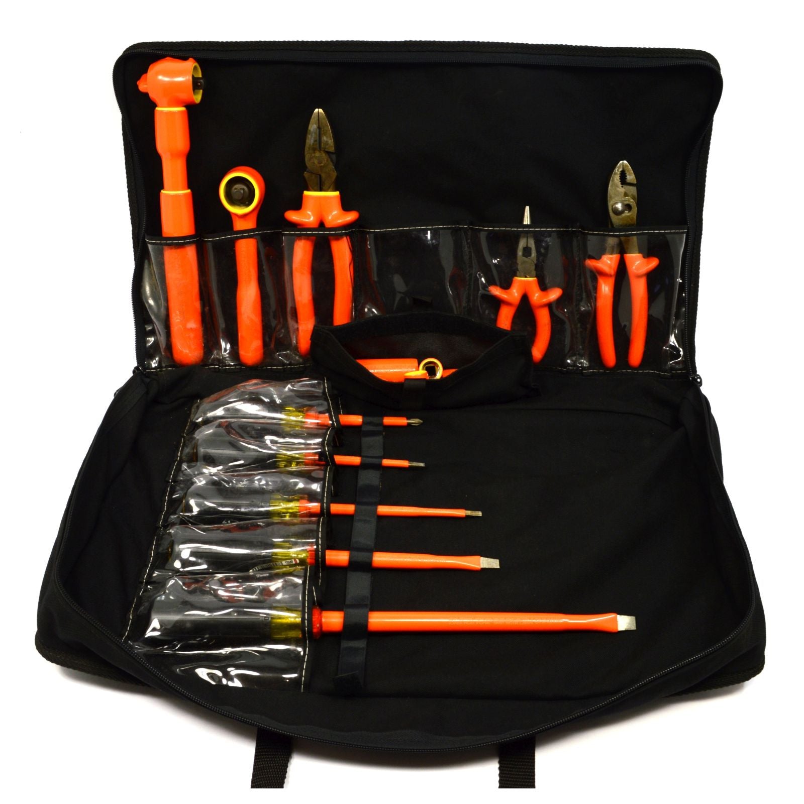 Premium CEMENTEX 16-Piece Insulated Electrician Tool Set in Durable Canvas Bag - Ideal for Electrical Repairs, Maintenance & DIY Projects