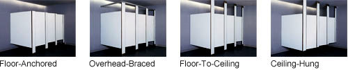 Bobrick Black Core Phenolic Toilet Partition - Durable & Waterproof Restroom Stall Divider for Commercial & Public Bathrooms