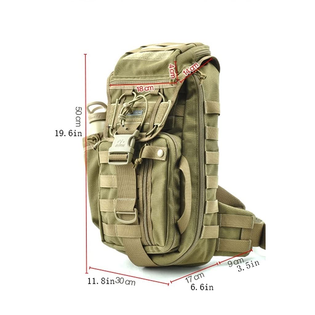 Best Outdoor Camping Backpack for Hiking & Travel - Lightweight Waterproof Mountaineering Pack with Multiple Pockets (Black Magic Scorpion Camo) - Perfect for Camping, Trekking & Adventure Trips