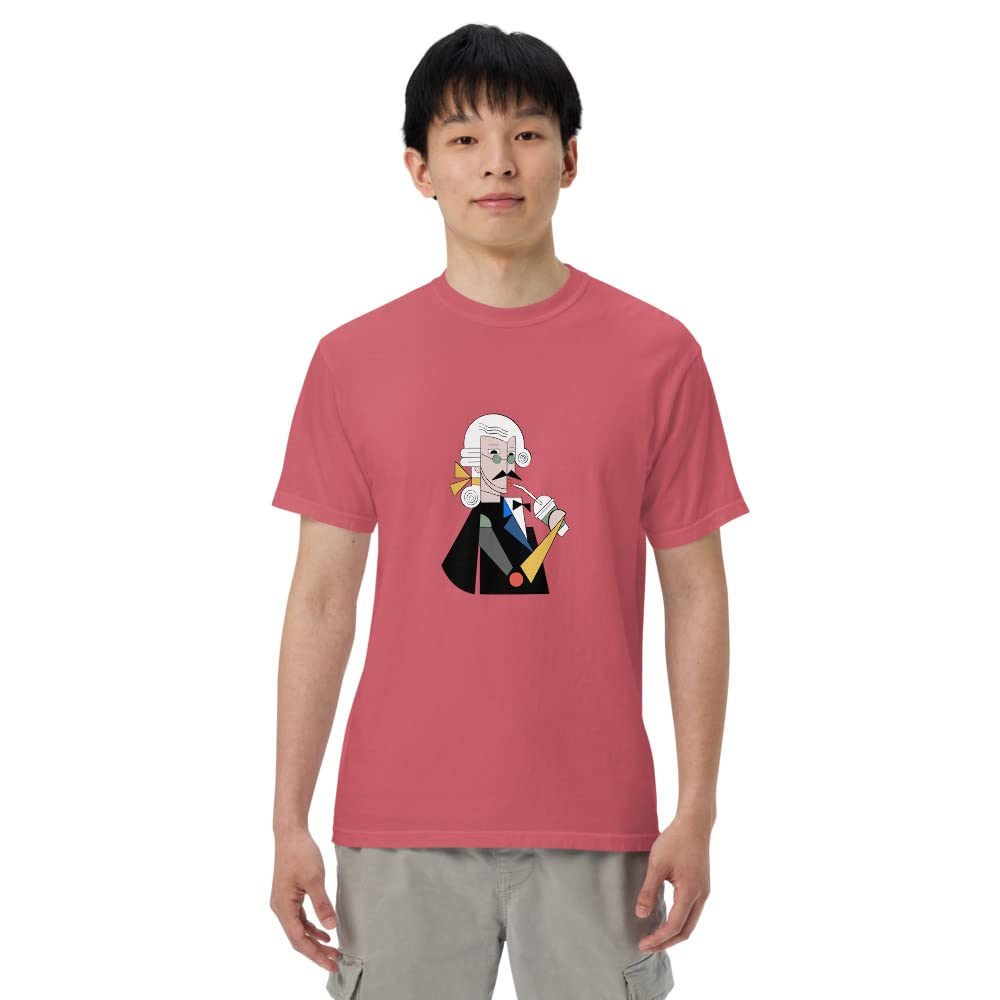 Funny Mozart Graphic T-Shirt for Men - Vintage-Inspired Casual Tee with Unique Design - Perfect Gift for Music Lovers | Great for Concerts, Parties & Everyday Wear