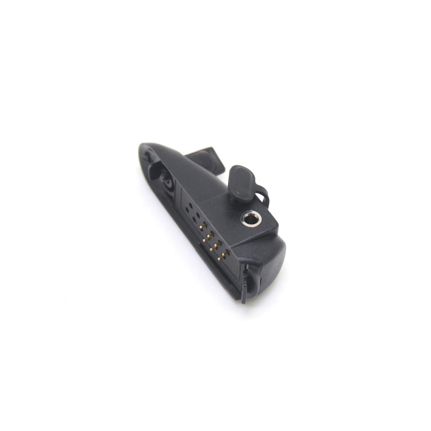 2 Pin Audio Adapter for Motorola GP328 PRO5150 HT1250 PTX760 GP340 GP360 HT750 - PTT Speaker Mic to Earpiece Headset Connector - Ideal for Two-Way Radios, Security, and Construction Communication