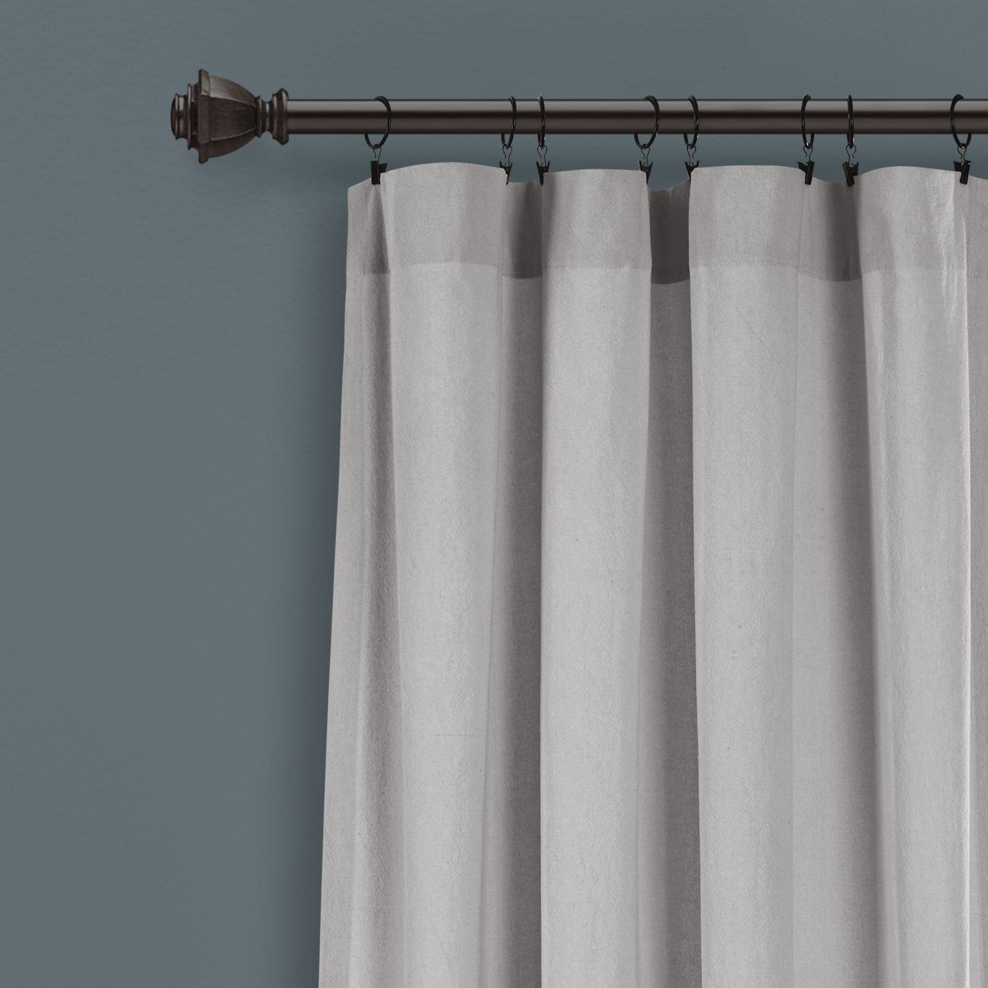 Soft Chenille Chevron Window Curtain Panel Set - Blackout Thermal Insulated Drapes for Living Room & Bedroom