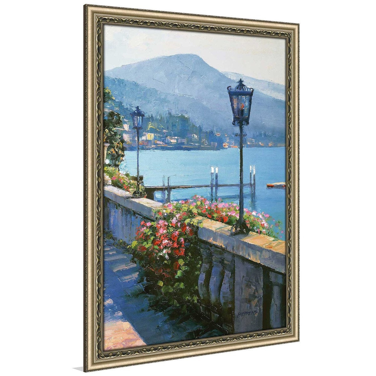 Bellagio Promenade by Howard Behrens II - Premium Acrylic Wall Art Print - Perfect for Living Room, Bedroom & Office Decor