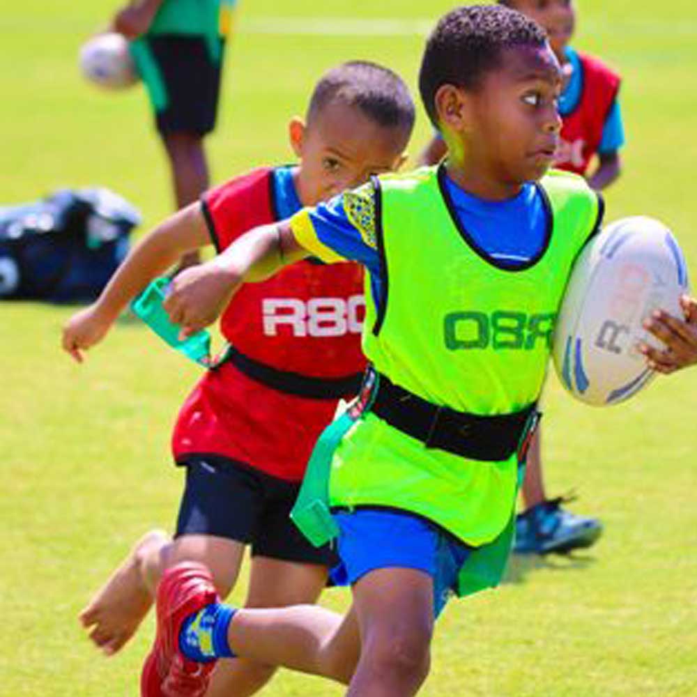 R80 Junior Rippa Team Football Goal Sets with Posts & Corner Poles - Perfect for Youth Soccer Practice, Backyard Games, and School PE Classes