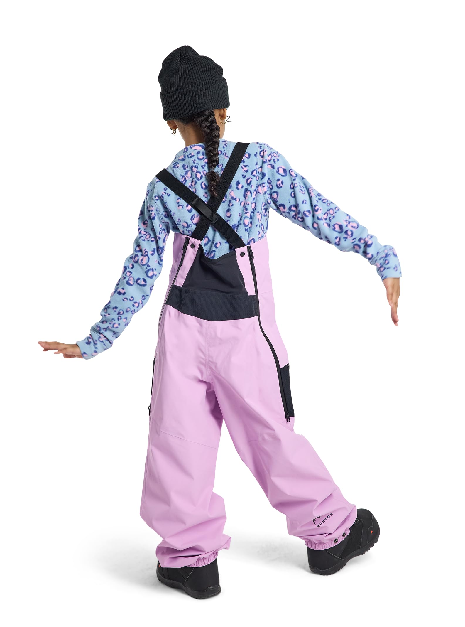 Burton Kids' Outbeam 3L Waterproof Snow Bib Pants - Insulated Winter Snowsuit for Boys & Girls - Perfect for Skiing, Snowboarding & Outdoor Winter Play