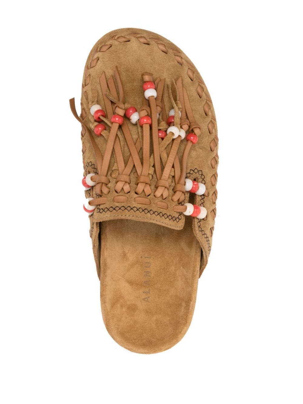 Alanui Women's Brown Leather Sandals - Comfortable Bohemian Style for Beach, Vacation & Summer Outfits