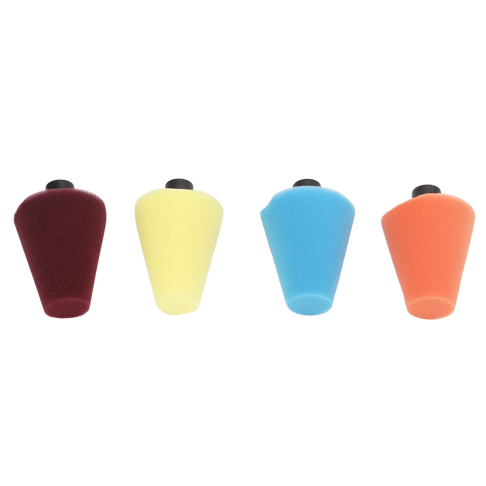 Demeras Cone Shaped Reusable PPR Sponge Wheel Polisher - Washable Buffing Sponge for Car Wheel Hub Cleaning & Detailing - Perfect for Auto Shine, DIY Car Care & Professional Detailing