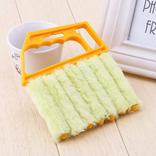 Mini Blind Window Dust Cleaner Brush - 1 Pack Washable Finger Duster Tool for Window Blinds, AC Vents & Household Cleaning | Perfect for Home, Office & Car Interior Dusting