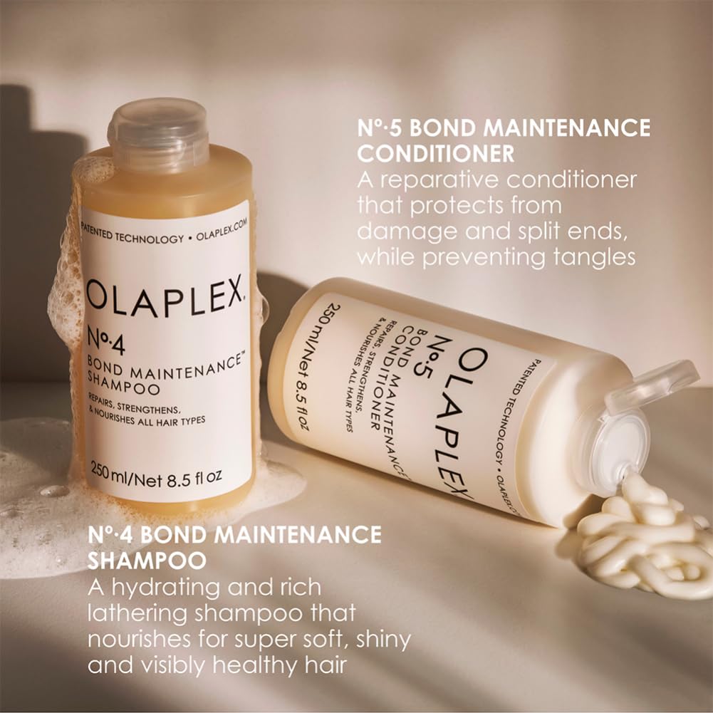 Olaplex No. 5 Bond Maintenance Conditioner - 100ml | Repair & Strengthen Damaged Hair | For Color-Treated, Bleached & Chemically Processed Hair | Daily Use & Salon Quality Hair Care