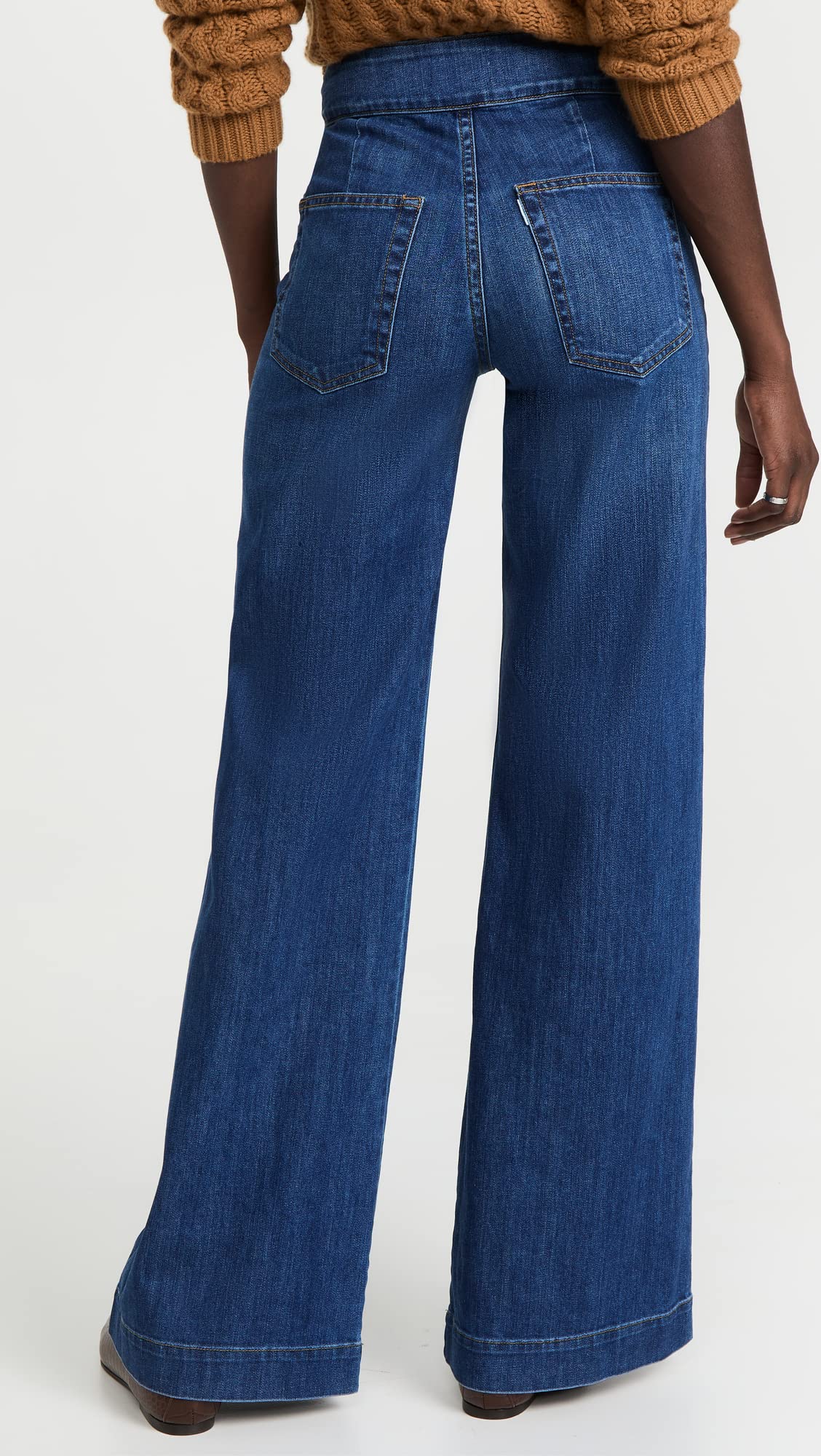Women's Brighton High Waisted Wide Leg Jeans - Stretchy Denim Pants for Casual & Office Wear | Comfortable & Stylish for Everyday Outfits