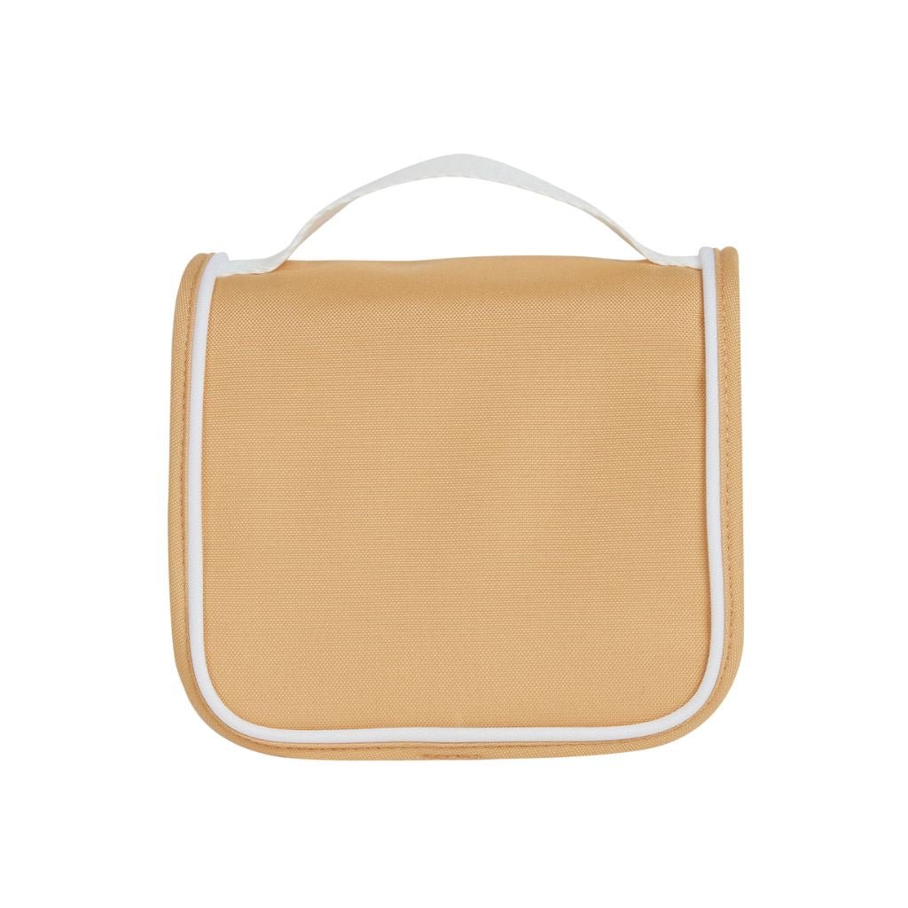 Olli Ella See Ya Washbag – Butterscotch Color Waterproof Travel Cosmetic Bag for Women | Perfect for Gym, Beach & Weekend Getaways