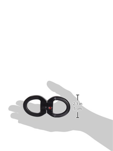 Fusion Climb Delta Swivel - 360° Rotational Hanging Device for Tree Swing, Therapy Swing, Aerial Yoga, Hammock & Rock Climbing | Heavy-Duty Safety Accessory | Perfect for Outdoor Play, Fitness Training & Relaxation (FP-8300-BLKBLK)