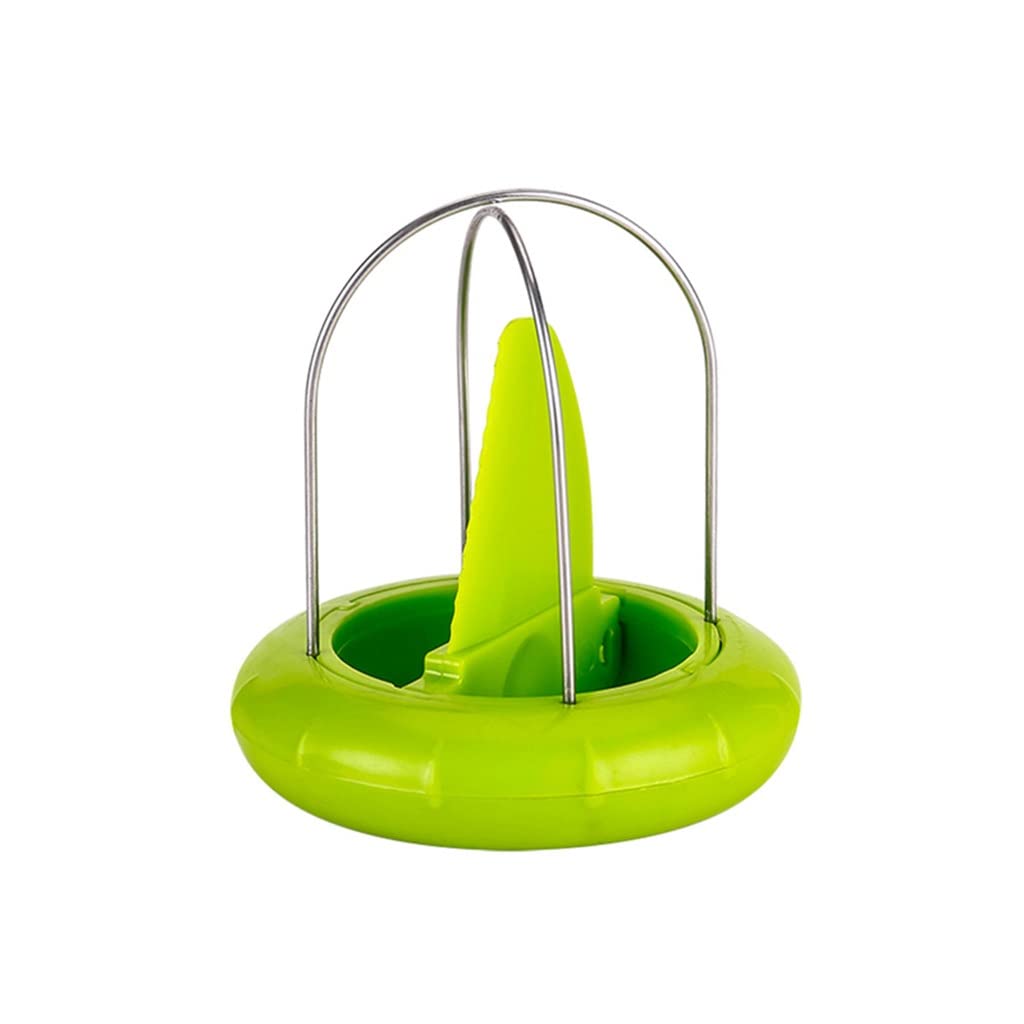 Premium FEER Detachable Kiwi Cutter - Stainless Steel Fruit Peeler Tool for Kiwi, Lemon, Mango & More | Easy Peel & Slice Kitchen Gadget | Perfect for Fruit Salads, Smoothies & Cooking Prep (Green, 1pc)