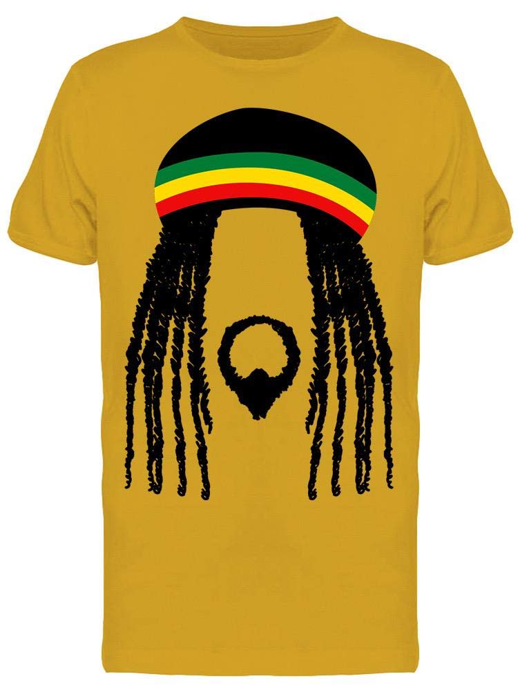 Men's Symbol of Man with Dreadlocks Graphic T-Shirt | Smartprints | Casual Streetwear & Urban Fashion Tee for Everyday Wear