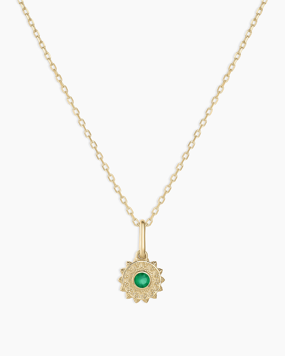 Sun Birthstone Charm Necklace - Genuine Gemstone Jewelry for Women - Perfect Gift for Birthday, Anniversary & Special Occasions