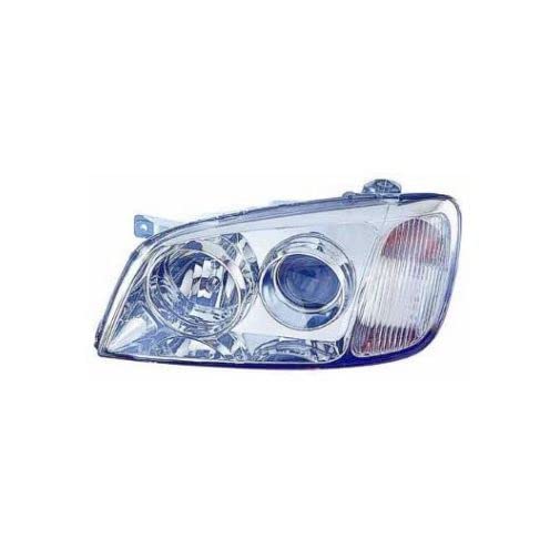 2004-2005 Hyundai XG350 Headlight Assembly Set - Halogen Compatible Replacement Headlights (Driver & Passenger Side) HY2502131 HY2503131 - Perfect for Night Driving & Vehicle Restoration