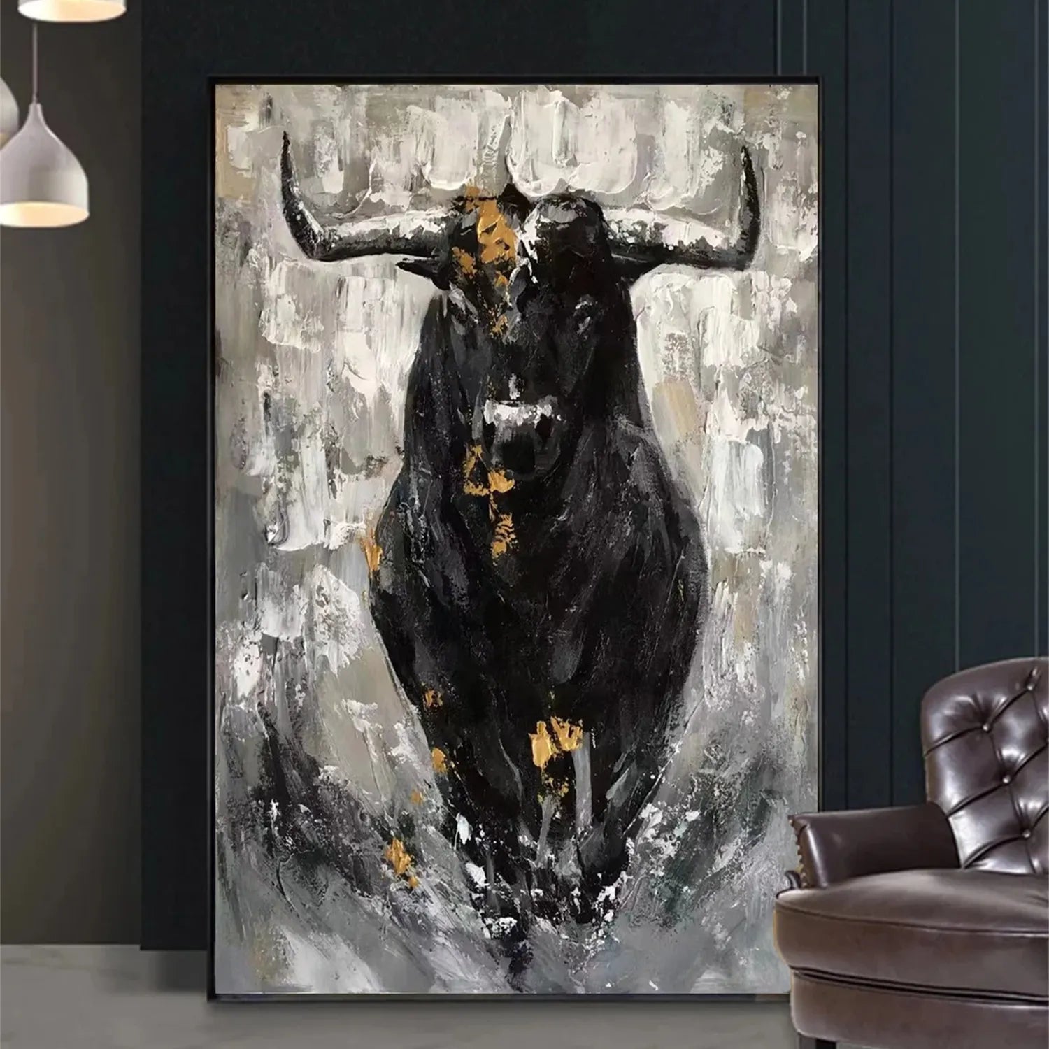 Animal Art Painting #AP058 - Handmade Wildlife Canvas Art for Home & Office Decor | Perfect for Living Room, Bedroom, or Gift