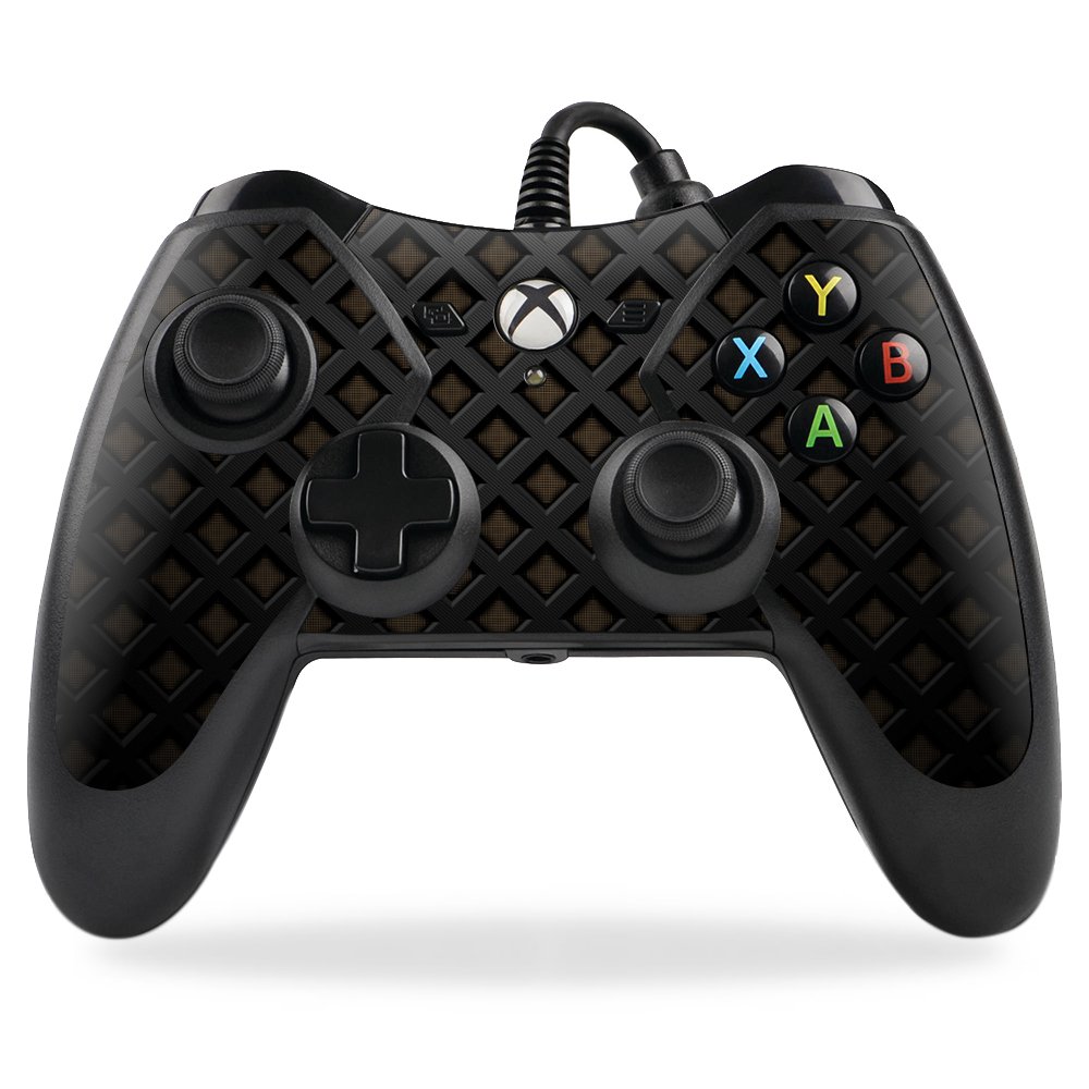 PowerA Pro Ex Xbox One Controller Skins - MightySkins Protective Wrap Cover & Decal Sticker (Black Wall Design) for Gaming, Streaming & Esports