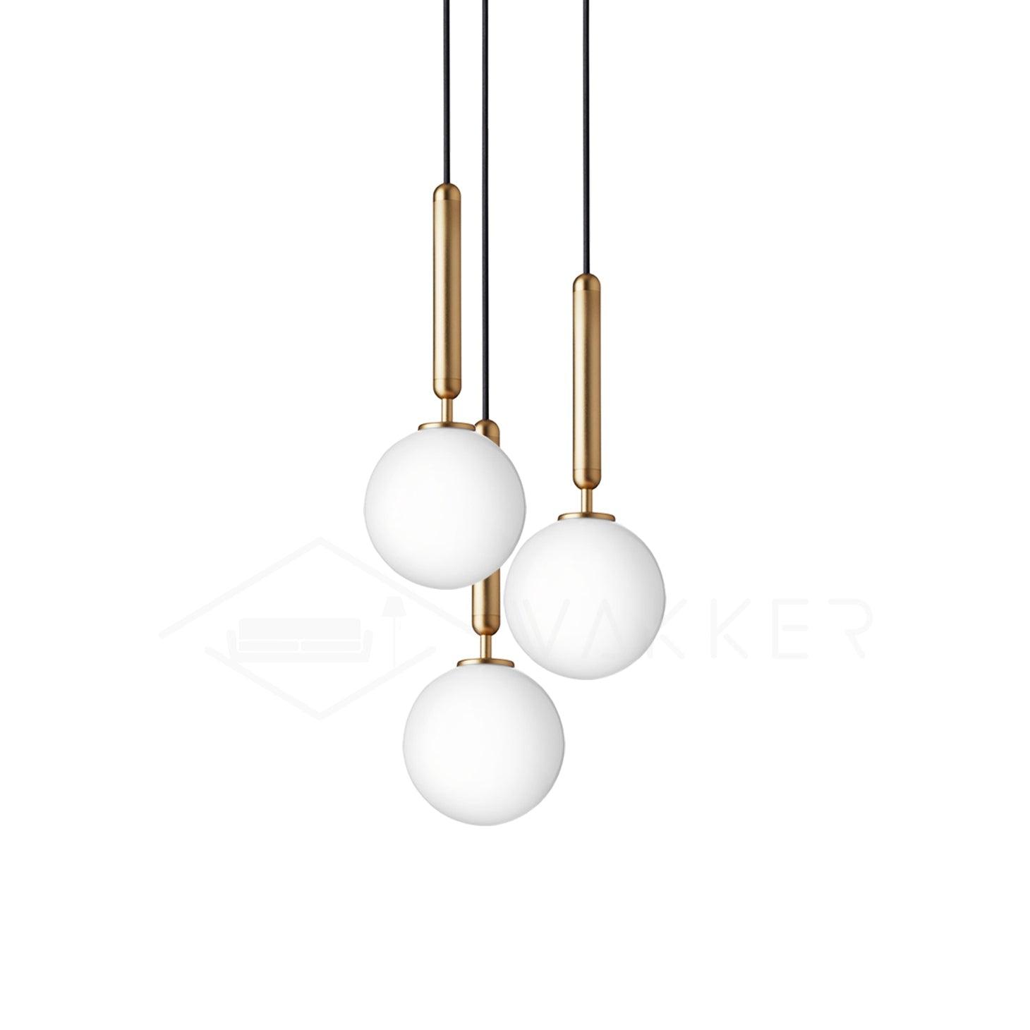 Elysian Glow Pendant Swag Light - Modern Adjustable Hanging Chandelier for Bedroom, Living Room & Dining Room Decor | Dimmable LED Lighting Fixture for Home & Office