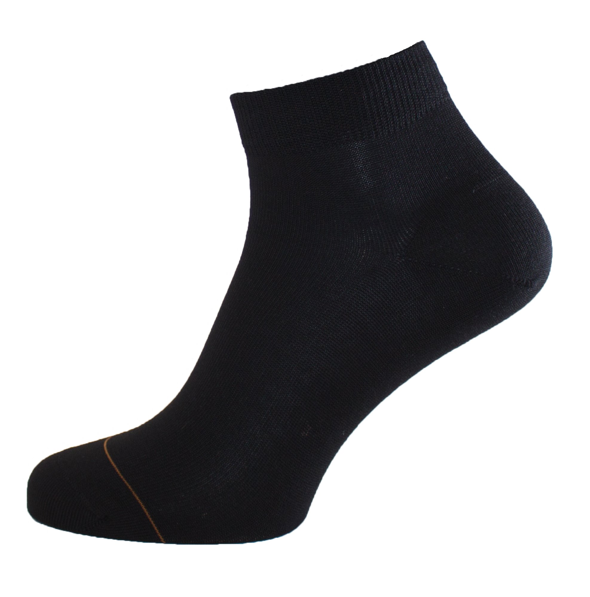 Soft Women's Cotton Ankle Socks with Cashmere Lining - Black Comfortable Everyday Socks for Work, Gym & Casual Wear