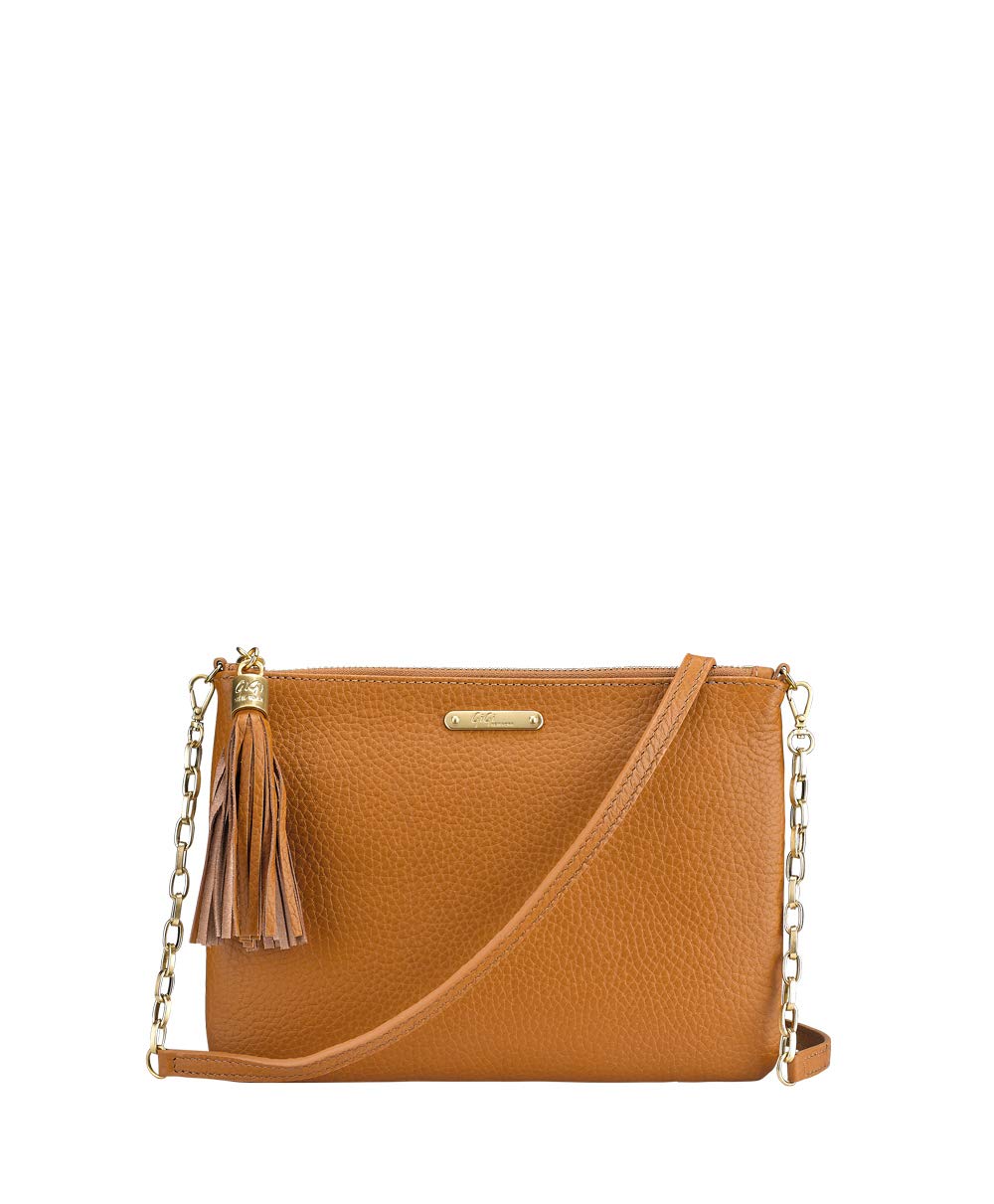 Handcrafted Women's Leather Yellow Chelsea Crossbody Bag by GiGi New York - Perfect for Everyday Use, Travel & Shopping