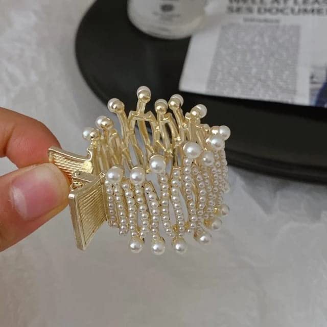 Shiny Rhinestone Hair Claw Clip for Women & Girls - Small Hair Jewelry Claw Clip with Random Design - Perfect for Parties, Weddings & Everyday Use (Pack of 1)