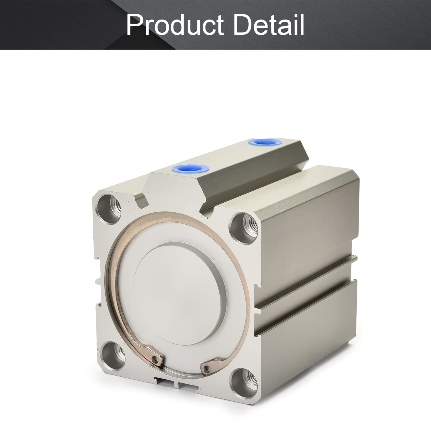 Othmro SDA63 x 50 Aluminum Alloy Pneumatic Air Cylinder - 2.48inch Bore, 1.97inch Stroke - High Performance Sealing Thin Air Cylinders for Industrial Automation, Hydraulic Systems & Machinery Equipment