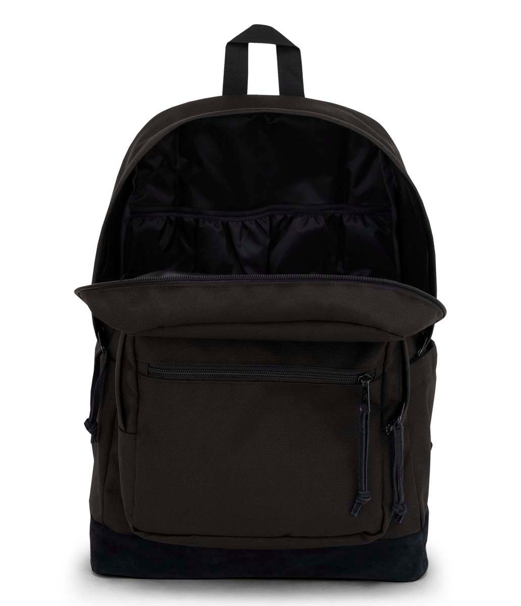 JanSport Right Pack Backpack - Lightweight Laptop Backpack for School & Travel, Durable Monochrome Black Daypack for Men & Women | Perfect for College, Work, Commuting & Outdoor Adventures