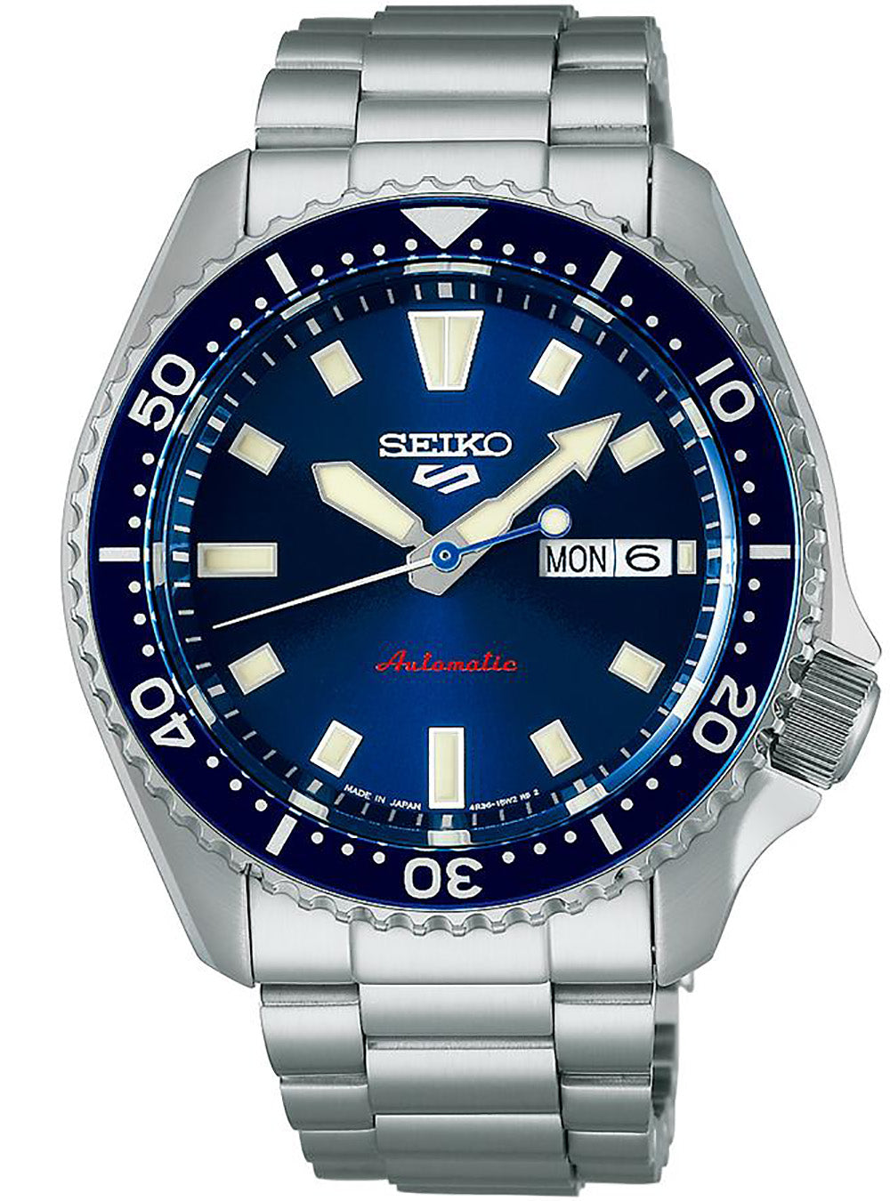 SEIKO 5 Sports Automatic Watch SKX Series - Japan Made JDM Timepiece for Men, Diver's Watch with Day/Date Display - Perfect for Swimming, Diving & Everyday Wear