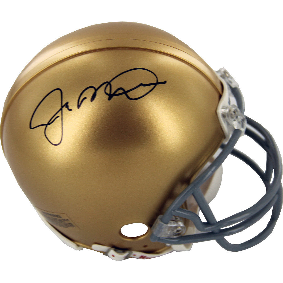 Joe Montana Autographed Notre Dame Fighting Irish Mini Football Helmet - Authentic Signed Collectible for Sports Fans & Memorabilia Enthusiasts - Perfect for Display, Gifts, and Home Decor