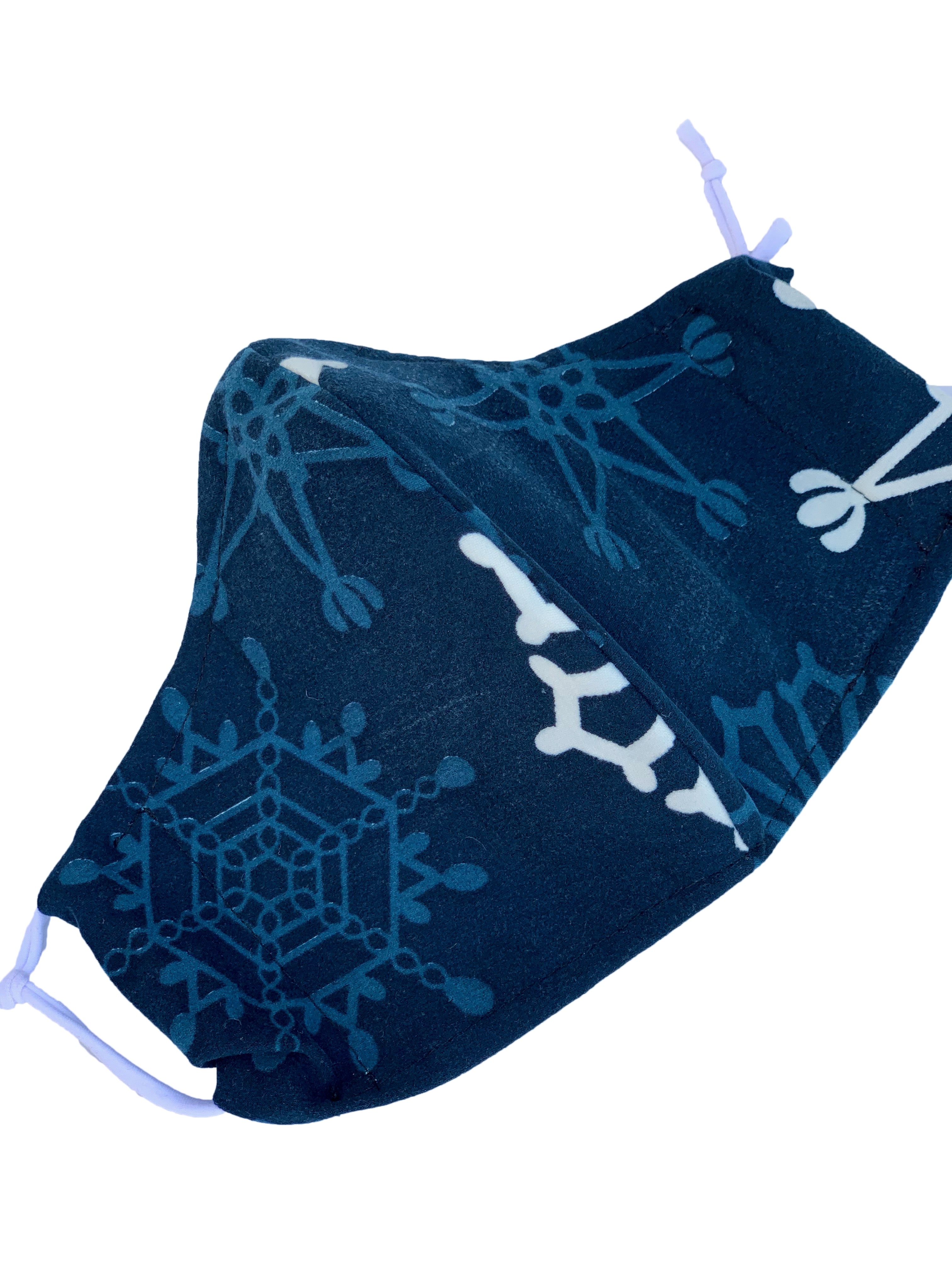 Snowflake Shiver Face Mask - Winter Warm Fleece Lined Balaclava for Men & Women - Cold Weather Skiing, Snowboarding, Outdoor Activities