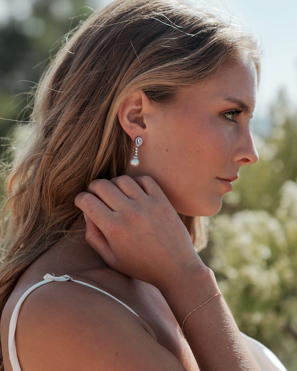 Elegant Audrey Pearl Earrings for Women - Classic & Timeless Jewelry Gift for Her | Perfect for Weddings, Parties & Everyday Wear