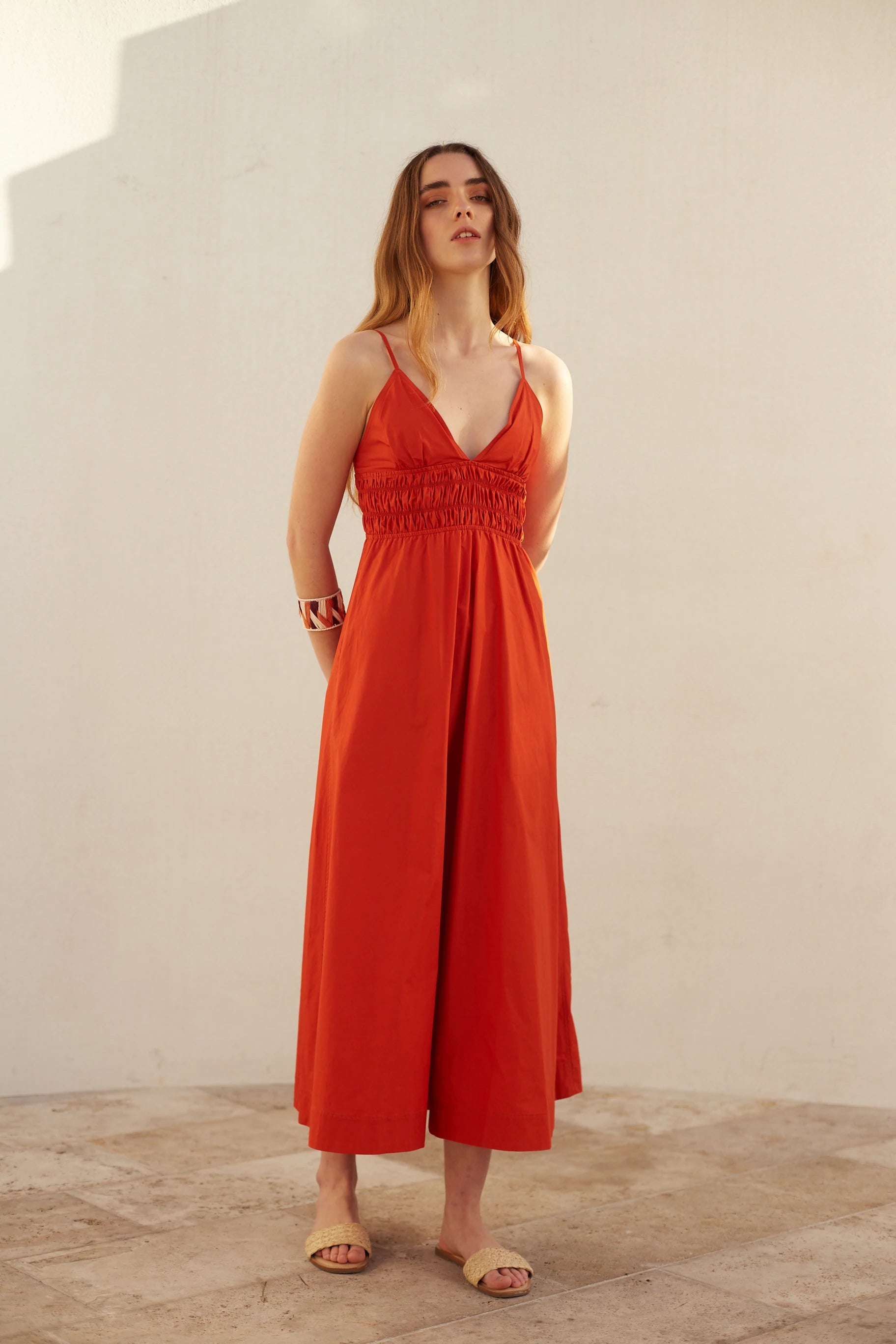 Positano Maxi Dress - Flowy Long Summer Dress for Women, Beach Cover Up, Boho Chic Maxi Dress with Pockets | Perfect for Vacations, Beach Parties, and Casual Outings