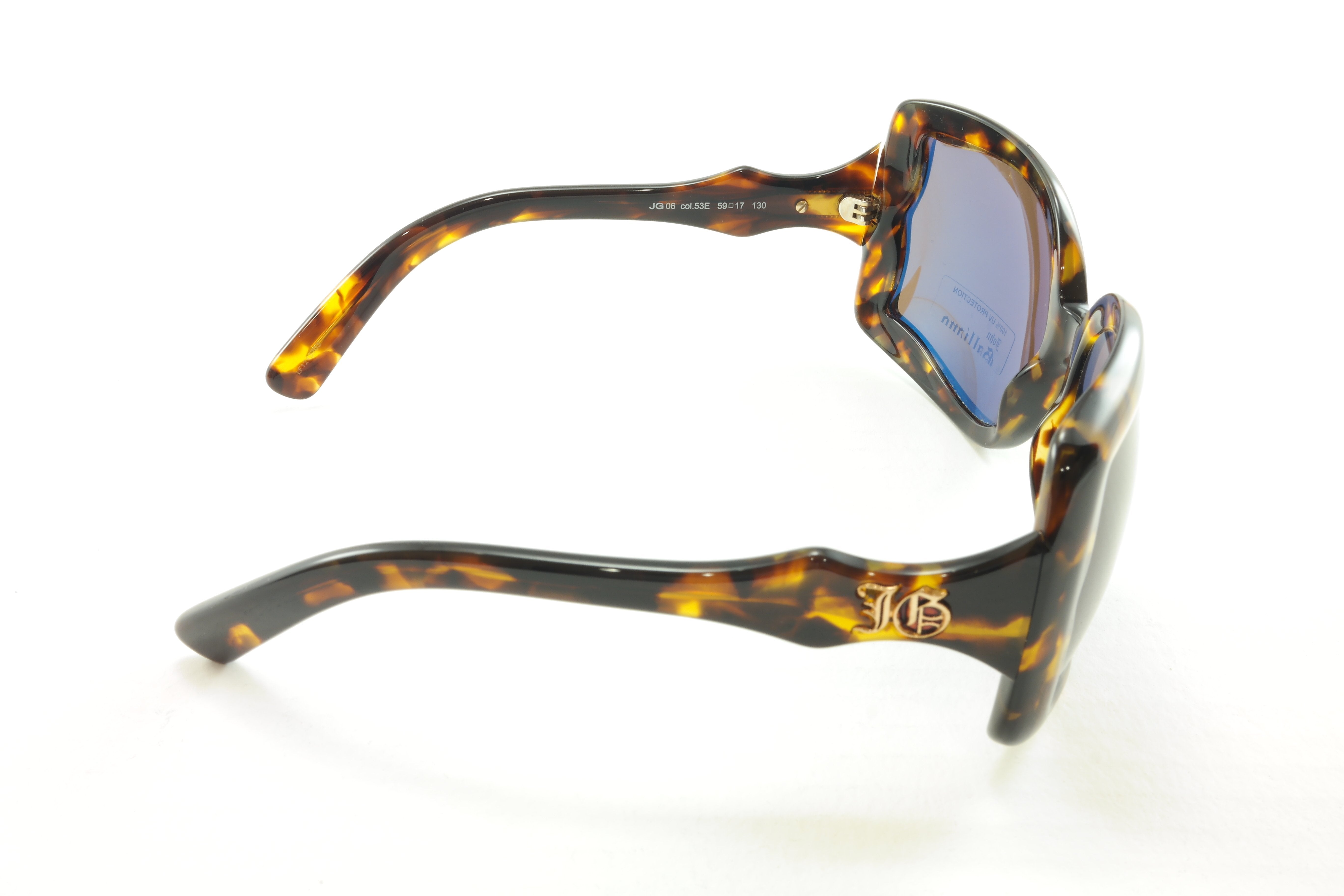 John Galliano JG06 53E Acetate Tortoise Sunglasses - Italian Made Designer Eyewear for Women & Men | Perfect for Fashion, Outdoor Activities & UV Protection